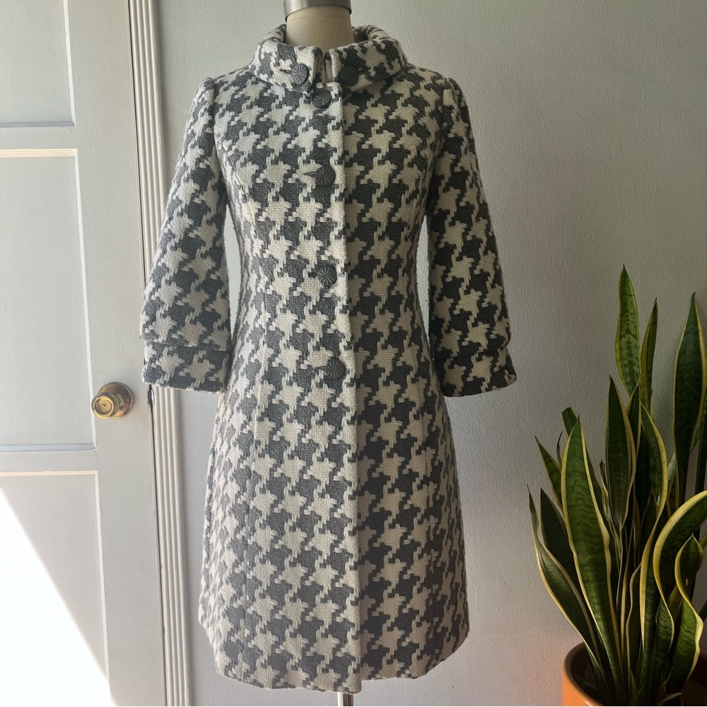 Anthropologie Tabitha• Gray Car Coat• Sz 4